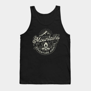 Mountains. Adventure awaits Tank Top